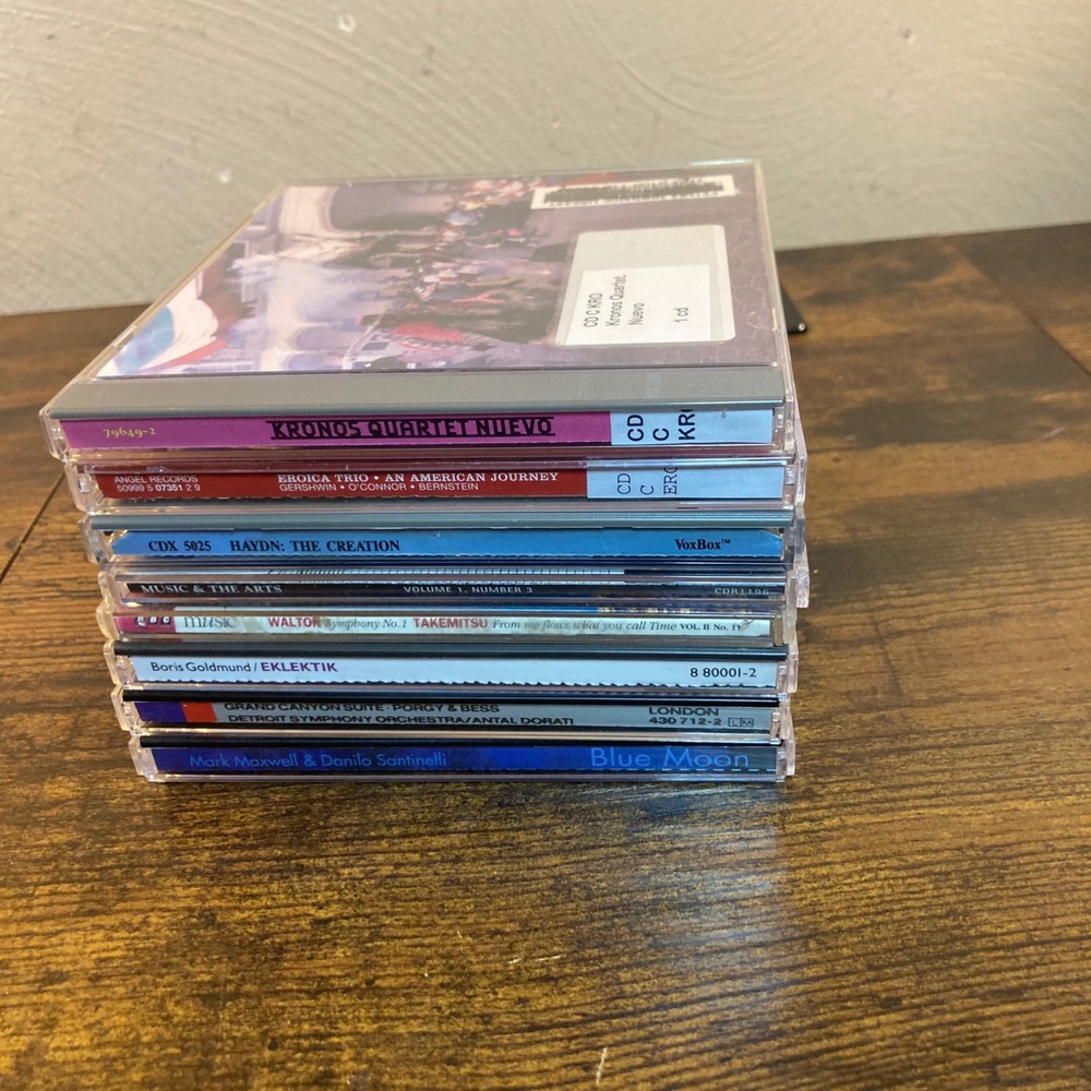 Lot of 8 Classical CDs Haydn Kronos Quartet Eroica Trio Walton Grofe VoxBox